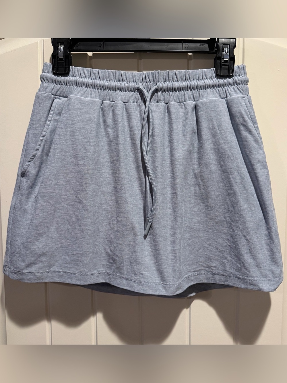 Athletic Works Light Blue Drawstring Mini Skirt
